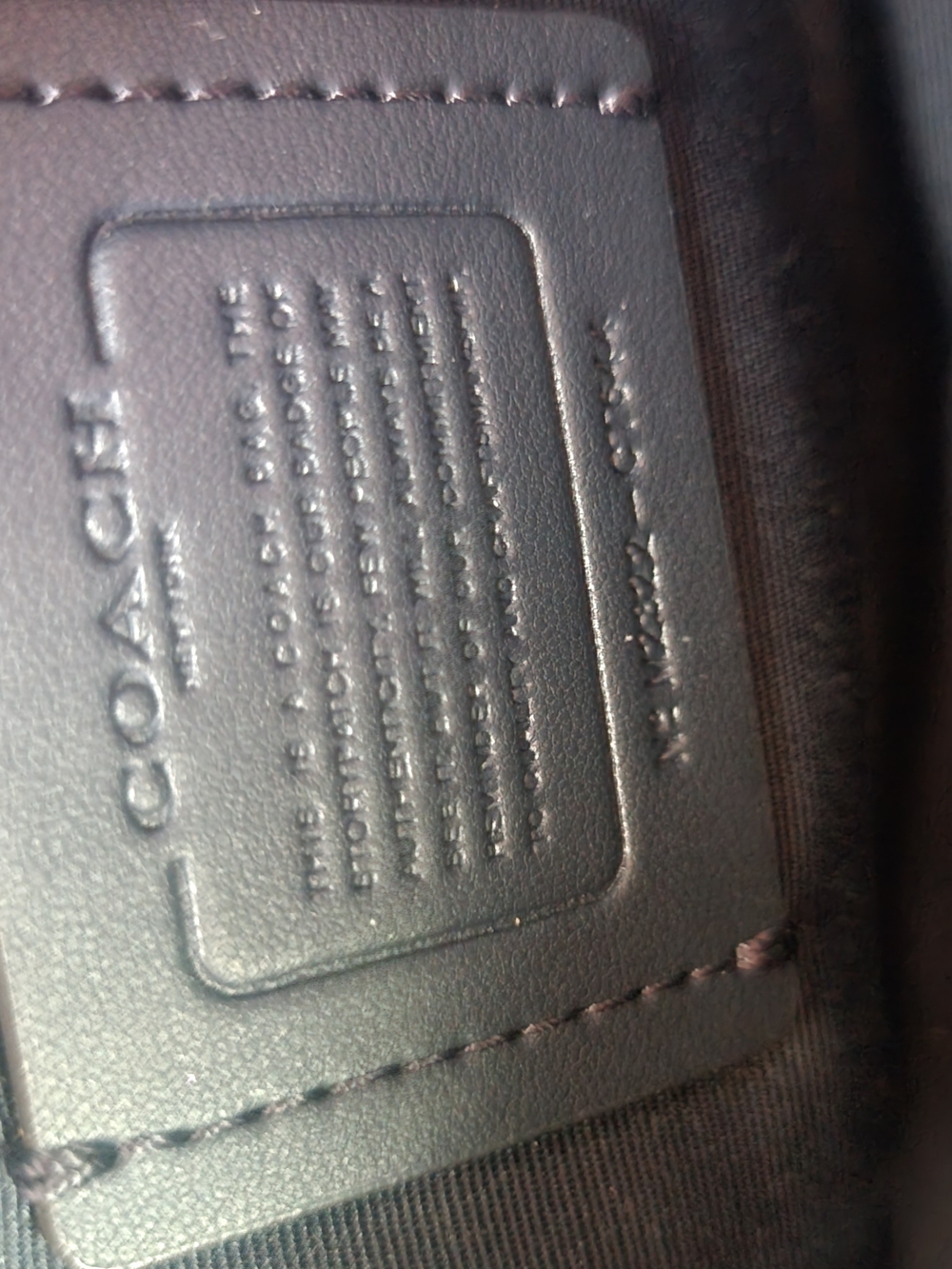 Coach Crescent Crossbody Bag in Powder Blue - Picture 4 of 5